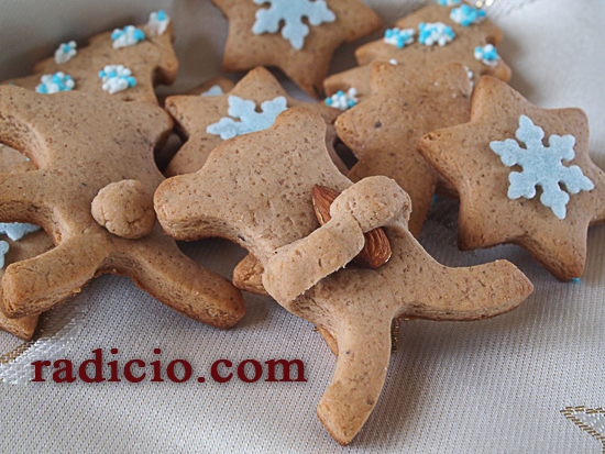 Μπισκότα τζίντζερμπρεντ (gingerbread)