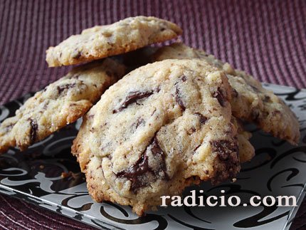 Easily cookies with chocolate