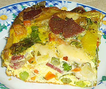 Ομελέτα φούρνου με λαχανικά