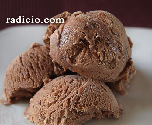 Παγωτό χωρίς παγωτομηχανή - σοκολάτα