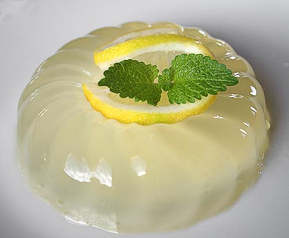 Homemade lemon jelly